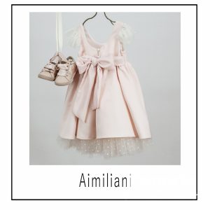 Βαπτιστικά ρούχα για Κορίτσι Aimiliani.